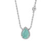 9456a6a43a1c2f1f new bead edge full diamond drop necklace suitable for BL holiday gifts