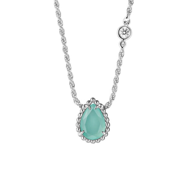 9456a6a43a1c2f1f new bead edge full diamond drop necklace suitable for BL holiday gifts