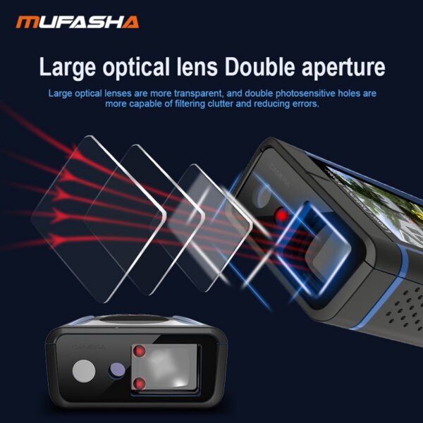 9460fd08bd00d4a4 Handheld Outdoor Distance Measurement Laser Rangefinder Camera Assisted 100M/150M/200M Color Screen Voice Broadcast