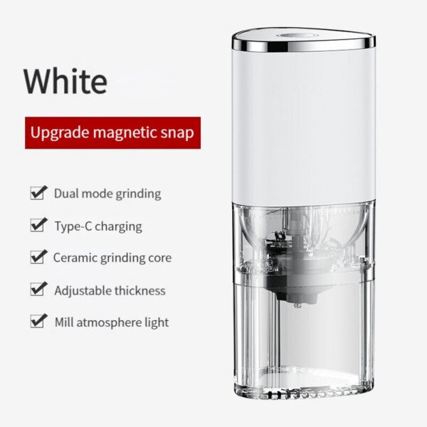 9481cf7bf89a4387 Portable Electric TYPE C USB Charge Ceramic Grinding Core Home Coffee Beans Puerizer Grinder