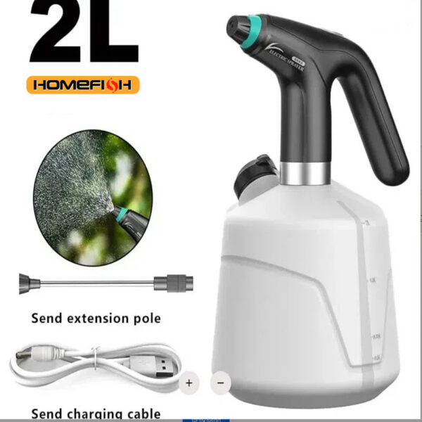 2L Plant Spray Bottle Automatic er USB Electric Sanitizing Sprayer Watering hine Plants Garden Tool