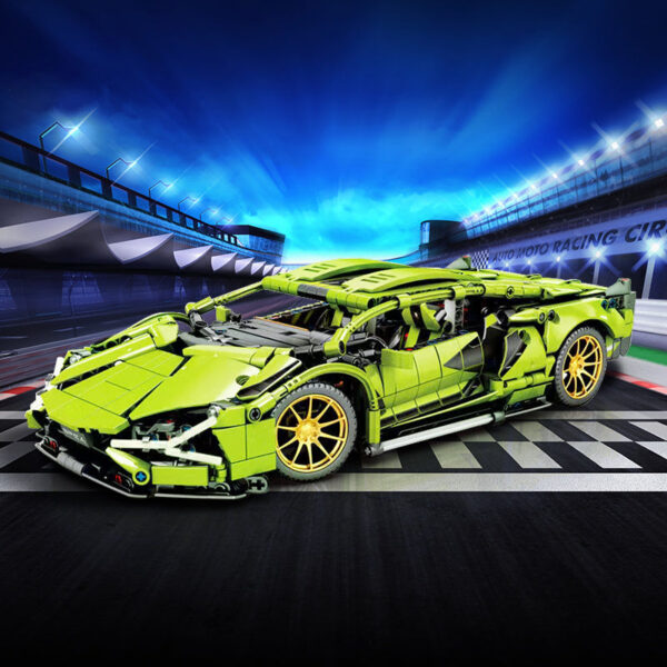 949ae6787388286e Technical Bugatti Building Blocks Lamborghini Hypercar Racing Car Model Assemble Vehicle Bricks Toys For Boys Children Gifts
