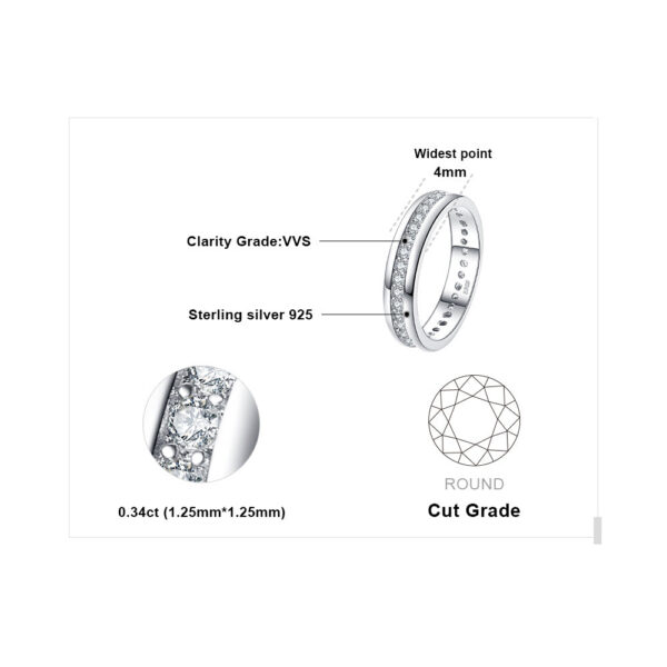 94a2f3a8c2e434ef JewelryPalace Solid Sterling Sier Wedding Engagement for Woman AAAAA CZ Simulated Diamond Band Ring Jewelry