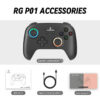 94a30f04adff2056 ANBERNIC RG P01 Bluetooth 5.3/Wired/2.4G Wireless Gamepad Compatible Switch/PC/Steam/Android/IOS With Hall Effect Joystick
