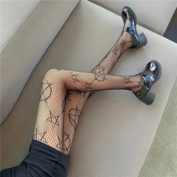 94a5afdde522d316 Love Flower Mesh Kawaii Japanese Girls Lolita Ins Stockings Cute White Pantyhose Spring Summer Ultrathin Transparent Hosiery 240111