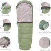 Lightweight Mummy Sleeping Bag 2.87lbs, Backpacking Sleeping Bag 42℉-55℉, Nylon Shell and Lining, Compact, Ultralight Sleeping Bag for Backpacking Camping Hiking