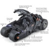 94ae468399df5a8c Large Scale 1:18 Batmobile Car Model Toy The Dark Knight Trilogy Sound Light Sliding Spray Alloy Vehicle Models Ornaments Gifts