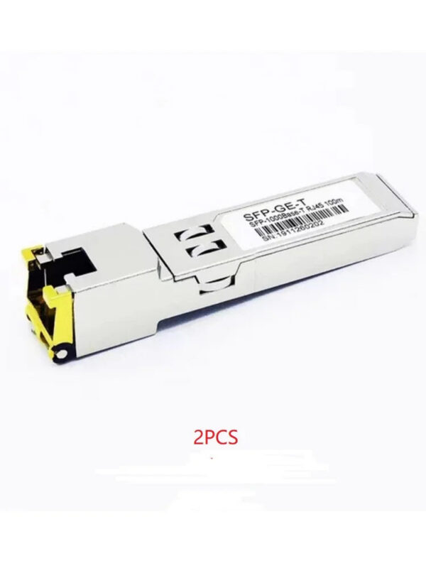 SFP Fiber Module Ethernet Port RJ45 Module 1000BASE-T Switch Connector Copper Compatible with Cisco/Mikrotik Gigabit Ethernet
