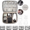 Waterproof Digital Electronic Portable USB Data Line Charger Plug Storage Bag Travel Cable Organizer