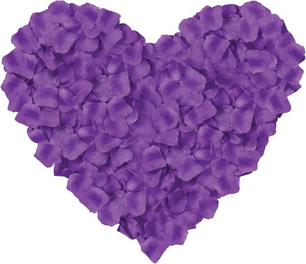 1000 Pcs Artificial Silk Rose Petals Decoration Wedding Party Turquoise Blue