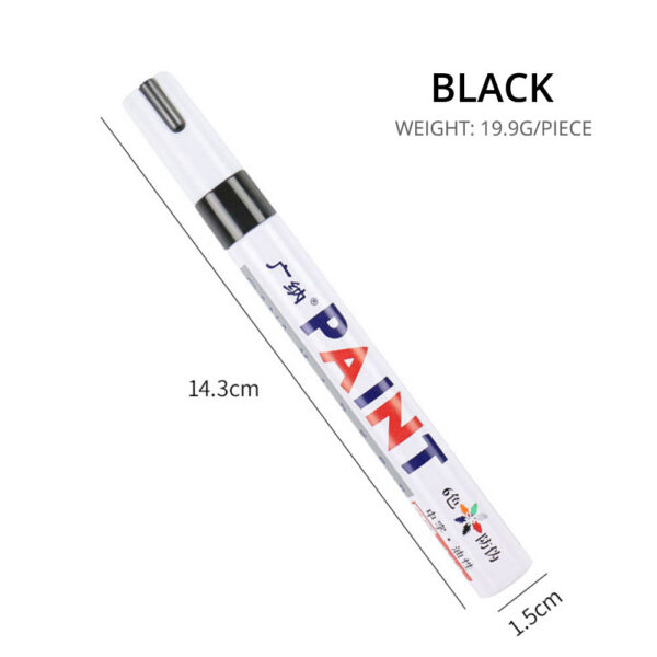 94e0f7773056fd2d 1Pc Car Oily Painting Waterproof Permanent Graffiti Touch Up Tyre Marker Auto Rubber Tire Tread Mark Pen for Bike Cars Metal