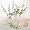 94f3816f79b246f1 85pcs Eucalyptus Stems Artificial Eucalyptus Leaves Stems Real Grey Green Touch Leaf Branches for Home Office Flowers Bouquet Centerpiece Wedding Decoration