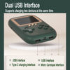 Dual USB Mini Portable Retro Handheld Game Console Power Bank 10000Mah 500 in 1