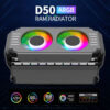 Computer RAM Memory Module Cooler PC Dual 120mm Fan ARGB Sync PWM Fans Aluminium RGB Coog Radiator for DDR4 DDR5