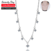 Serenity Day 1.1cttw D Color 4mm 5mm Full Moissanite Pendant Necklace For Women S Sier GRA Certificate Diamond Fine Jewelry