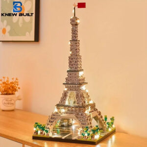 9564fe8f1007fc2b Knew Built Exquisite Paris Eiffel Tower Micro Mini Building Blocks Toys Set: LED Illuminated, Perfect Gift Illuminate Your World