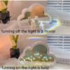 958049061820c4f5 1pc Handmade DIY Creative Gift Tulip Flower Sea Night Light, Atmosphere Lamp, When The Light Is Turned Off, It Functions As A Mi