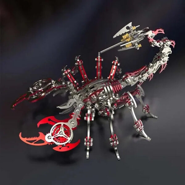 9593ebe48e8df775 Colorful 3D Metal Scorpion King Toy Assembly Decoration nical Puzzle Diy Adult Children Birthday Gift