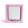 with 4 Way Lock Security Flap for Dog Kitten Small Pet Door Kit Cat Puppy Safety Gate S/M/L 5 Colors