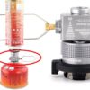 Campingmoon Gas Canister Refill Adapter, Portable Outdoor Gas Saver Lindal Valve Canister Shifter, Camping Canister Vent Valve, Z15