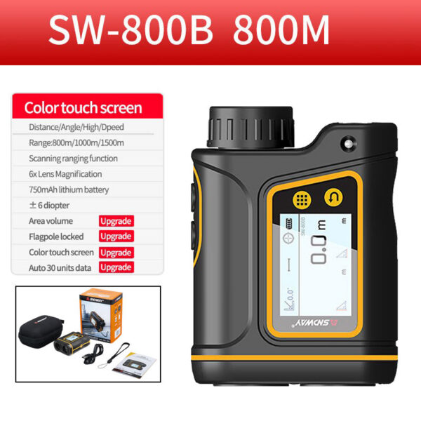 95b1f3362bb0a43a SNDWAY Rangefinder Distance Meter Laser Range Finder 1000M 1500M Telemeters Professional Camera Golf Supplies Accessories