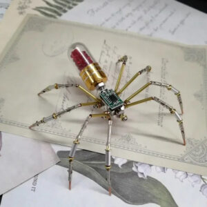 95b3d3f7766438a3 DIY Mechanical Spider Metal Model Kit 3D Puzzles Cyberpunk Insects Assembly Creative Handmade Metal Puzzles