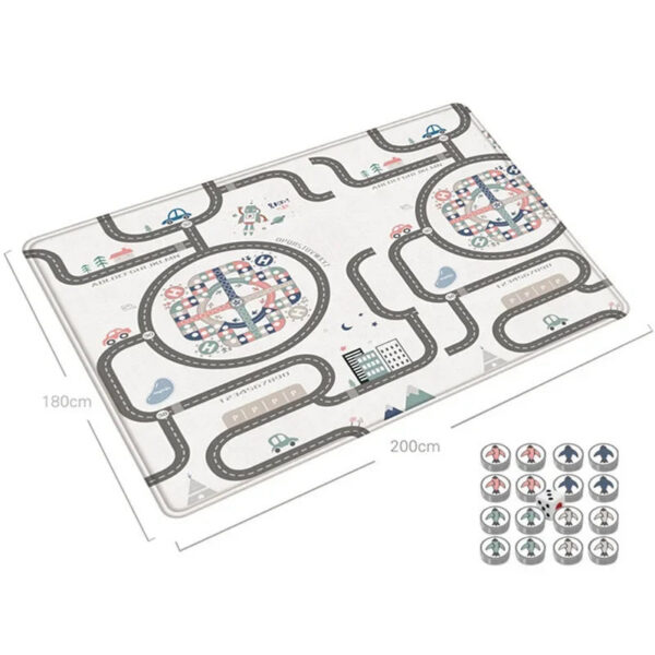 95b5bd48d1f30ead Foldable Non-Toxic Baby Play Mat Educational Children's Carpet In The Nursery Climbing Pad Kids Rug Activitys Games Toys 180*200