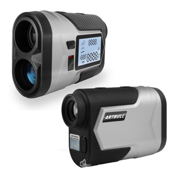 Rechargeable Golf Laser Rangefinder 1200m with Slope Adjusted Flag-Lock Vibration Distance Meter Telescope Hunting