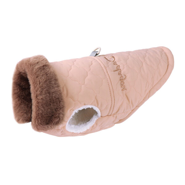 95cadf40ab94a1ef Waterproof Winter Jacket Clothes Super Warm Small Dogs Clothing With Fur Collar Cotton Pet Outfits French Bulldog Coat Vest