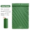 95d7c62423f532a1 WESTTUNE Double Inflatable Mattress with Built-in Pillow Pump Outdoor Sleeping Pad Camping Air Mat for Travel Backpacking Hiking