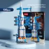 95dfd31b9db4d6da Launch Center Lunar Lander Model Building Blocks Spaceship Spaceport Figure Shuttle Rocket Bricks Construction Toys