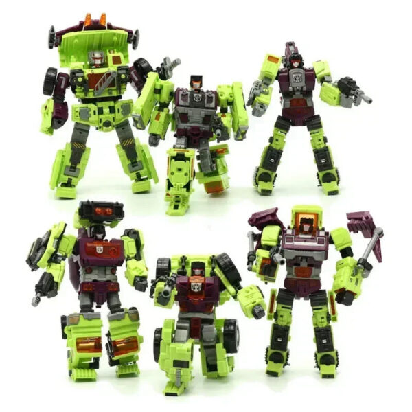 95f464e9263eefc3 6 IN 1 NBK 42CM Devastator Toy Transformation KO Robot Car combination Action Figure excavator Blender Model Kid NO BOX