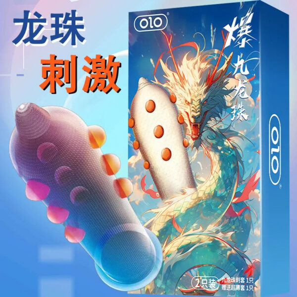960e0013ef38d657 1PC Dotted Condoms Sex Toys Passionate Women Vaginal G-Spot Stimulation Sex Accessories Large Lubricated Orgasm Penis Sleeve 18+