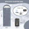 Naturehike Envelope Sleeping Bag – 3 Season Ultralight Waterproof Camping Blanket, 220x85cm for Adults, Compact & Breathable