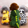 Dog Clothes Soft Warm Fleece Jumpsuits Pet Clothing for Small Dogs Puppy Cats Hoodies Chihuahua Yorkshire Costume Coats