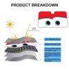 Solar Protection 4 Colors Eyes Heated Windshield Sunshade Car Window Windscreen Cover Shade Auto Sun Visor Car-covers