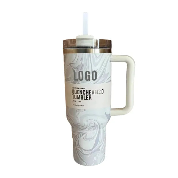 9643a7e0efc00645 1pc New Quencher H2.0 40oz Stainless Steel Tumblers Cups With Silicone Handle Lid and Straw 2nd Generation Car Mugs Vacuum Insulated Water Bottles with G8821