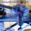 9644141d3c8f27f4 Q7 Charger Car FM Transmitter Bluetooth Hands Free Mp3 True 3.1A Dual USB Port PD Charging