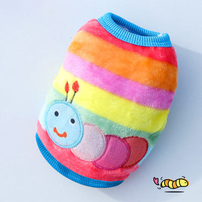 964d01f6b5bbd6fe Flannel Warm Pet Dog Clothes Winter For Small Cat Coat Jacket Sweater Cute Soft Dogs Pets Clothing Chihuahua Bulldog Teacup