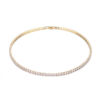 966305992de8b45c Trendy 4mm Lab Zircon Necklace White Gold Filled Party Wedding Necklaces For Women Bridal Tennis Chocker Jewelry Gift