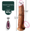 Big Telescc Realistic Vibrator Heating Thrusting Dildo Sex Toy G-spot Anal Stimulation Vibrating for Women
