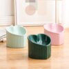 967bbd0152a681d8 Cat Food Water Bowl Set - Raised Ceramic Cat Feeding Bowls with Non Slip Mat - Elevated Cat Dish Anti Vomiting - Whisker Friendly Wide Cat Bowl - Microwave and Dishwasher Safe - White & Pink (2pcs)