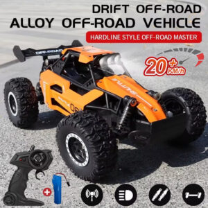968094b39fec94d4 2WD 1:16 RC Car 2.4G Off Road Remote Control Cars Radio By Truck Racing Climbing Drift with Led Lights Children Boy Toys Gift