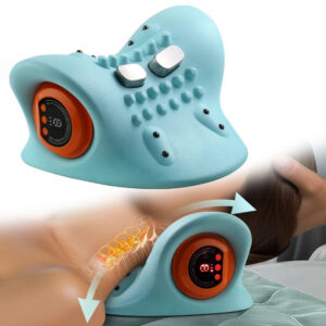 9694b6b09be33f1e Cervical Massager for Adult Cervical Repair Traction Portable Neck and Head Acupoint Massage Pillow