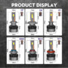 969c504d57855ff6 30000LM H7 LED Canbus Car Headlight Super HB4 H11 H4 H1 9012 HB3 9005 9006 H8 Lights Plug-N-Play Bulbs 300W 6000K Auto Lamp