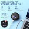 aid Seniors, rechargeable in-ear aids, sound controller for adults hearing loss, Hearing Aid with Charging Case