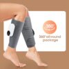 Electric Leg Charging Calf Air Compression Massager with Three Massage Modes Thigh And Knee 360° All-Round Packag