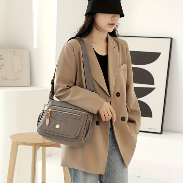 96b94d8f49afdd7a Casual Solid Color Hobo Bag, All-Match Zipper Shoulder Bag, Women's Versatile Bag For Work