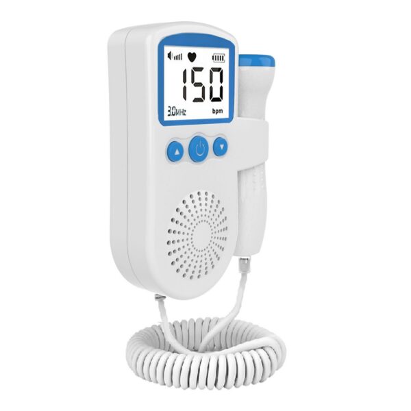 96cd0faf10e743ea Household Doppler Fetal Heart Rate Monitor for Baby Pregnancy Heartbeat Detector LCDdisplay Pulse Meter No Radiation Stethoscope