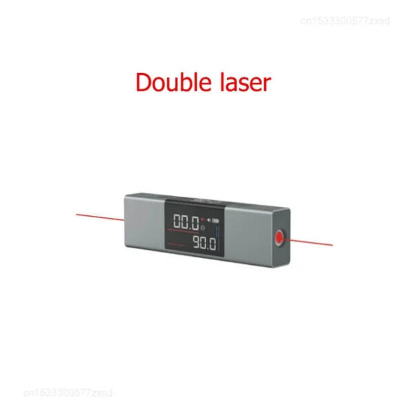 96ceda7bb64ea799 Xiaomi Duka Protractor Digital Inclinometer Measure 2 in 1 Laser Level Gauge Construction Tools Angle Ruler